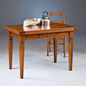 Tavolo allungabile legno massello l.120 p.70 h.78 - Mobili 2G
