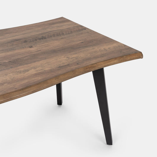 Tavolo fisso impiallacciato  base metallo misura l.160 p.90 h.76 - Mobili 2G