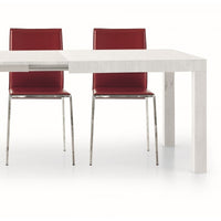 Tavolo rettangolare allungabile bianco misure l.160 p.90 h.77 (657) - Mobili 2G