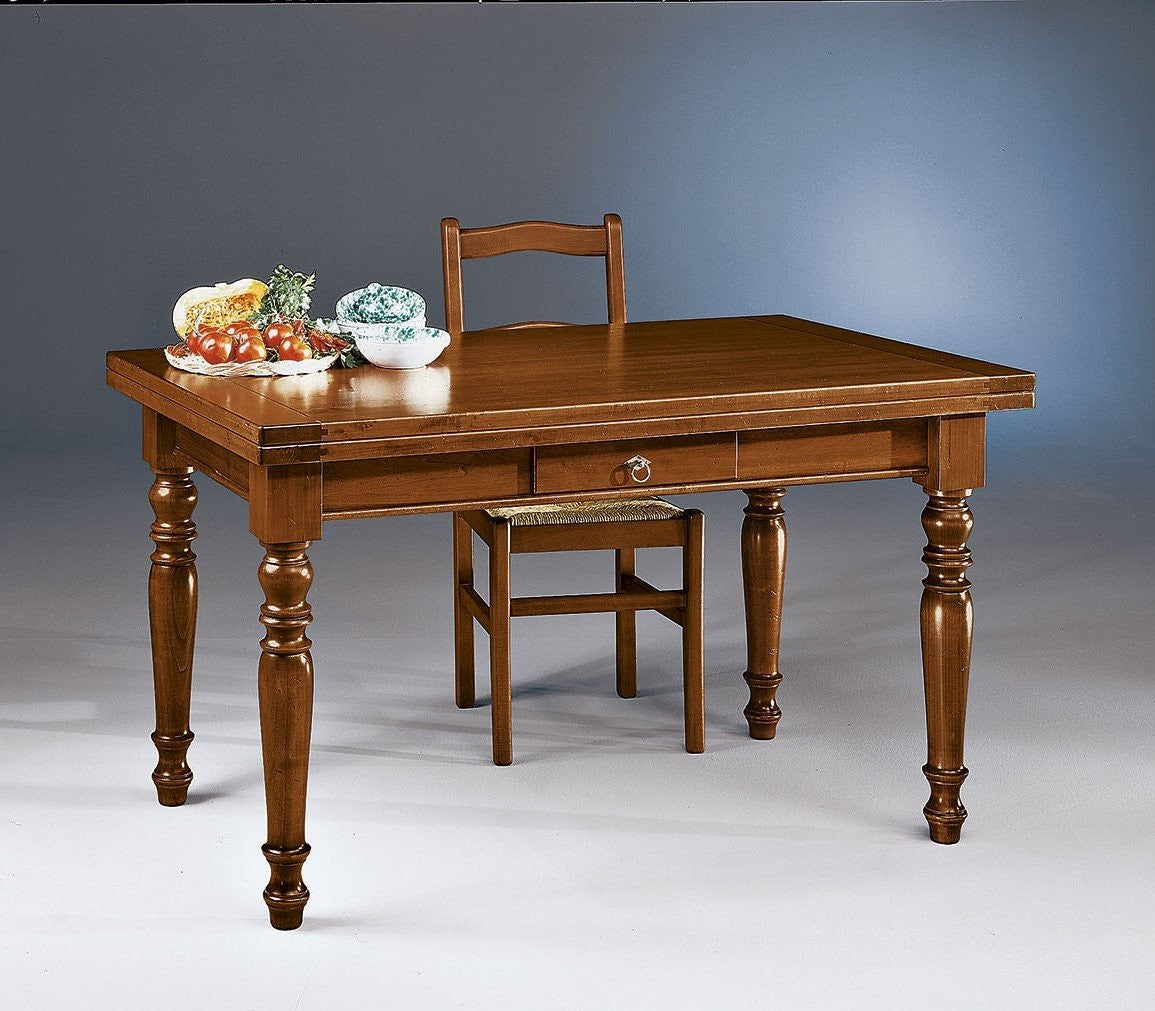 Tavolo allungabile legno massello l.140 p.80 h.78 - Mobili 2G
