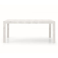 Tavolo rettangolare allungabile bianco misure l.160 p.90 h.77 (657) - Mobili 2G