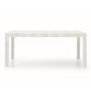 Tavolo rettangolare allungabile bianco misure l.160 p.90 h.77 (657) - Mobili 2G