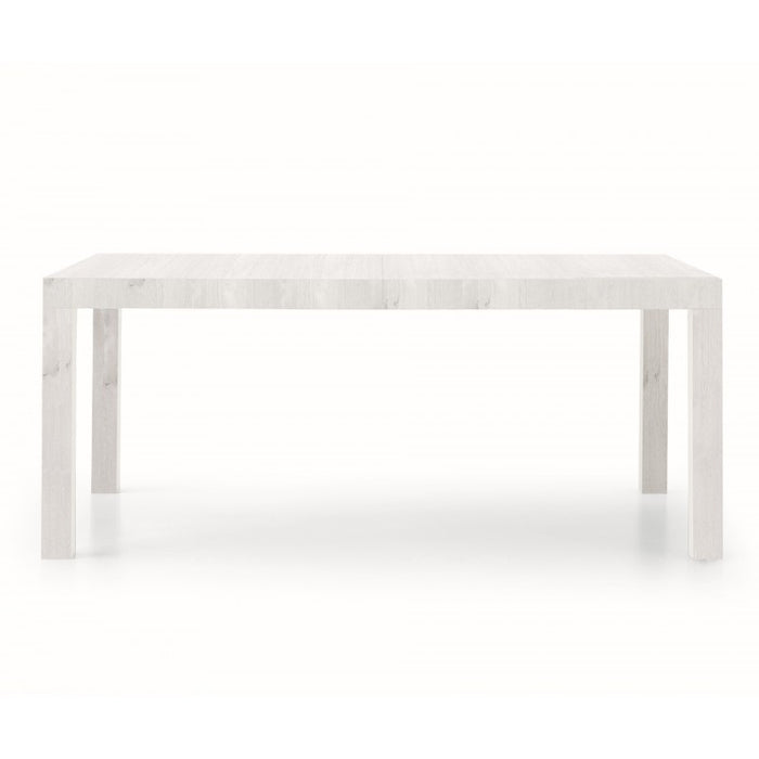 Tavolo rettangolare allungabile bianco misure l.160 p.90 h.77 (657) - Mobili 2G
