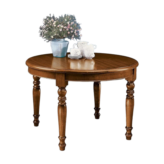 Tavolo rotondo allungabile legno massello 120 h.78 - Mobili 2G