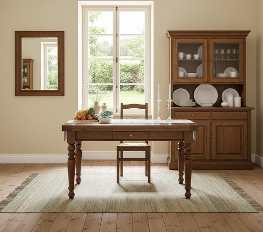 Tavolo allungabile legno massello l.140 p.80 h.78 - Mobili 2G