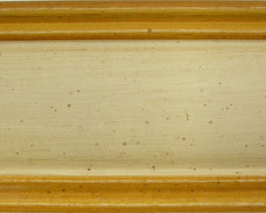 Tavolo a libro in legno laccato avorio-ocra  l.100 p.100 h.80 (1303) - Mobili 2G