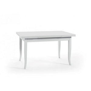Tavolo con allunghe 180x90 bianco opaco