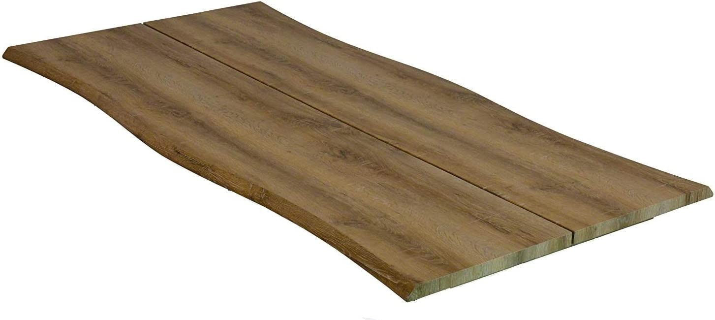 Tavolo fisso impiallacciato  base vetro misura l.180 p.90 h.76