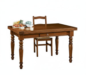 Tavolo allungabile legno massello l.140 p.80 h.78 - Mobili 2G