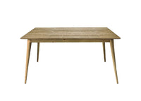 Tavolo allungabile in abete spazzolato naturale 140x85