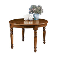 Tavolo rotondo allungabile legno massello 120 h.78 - Mobili 2G