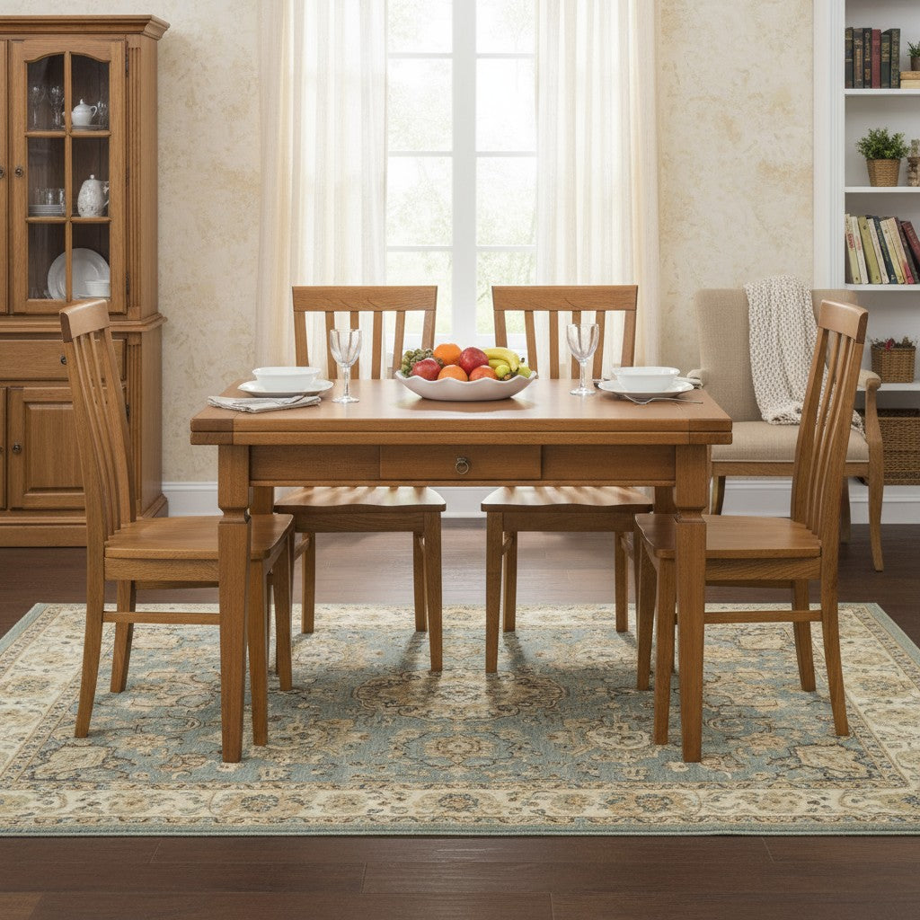 Tavolo allungabile legno massello l.120 p.70 h.78 - Mobili 2G