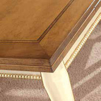 Tavolo rettangolare in legno allungabile 160x85 finitura bicolore - Mobili 2G