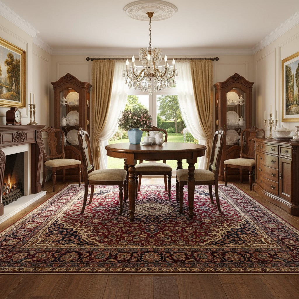 Tavolo rotondo allungabile legno massello 120 h.78 - Mobili 2G