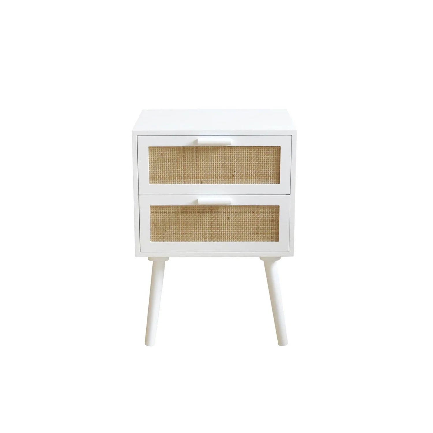 LÚZETE - TAVOLINO 2 CASSETTI BIANCO LEIF