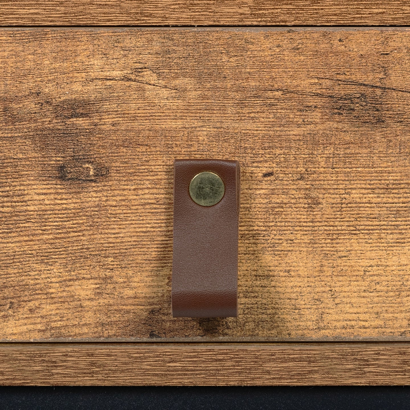 IDMarket - Tavolino CHICAGO con piano sollevabile, 1 cassetto, design industriale