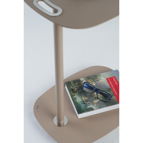 Tavolino con ruote EVI - design scandinavo, compatto, pratico e funzionale