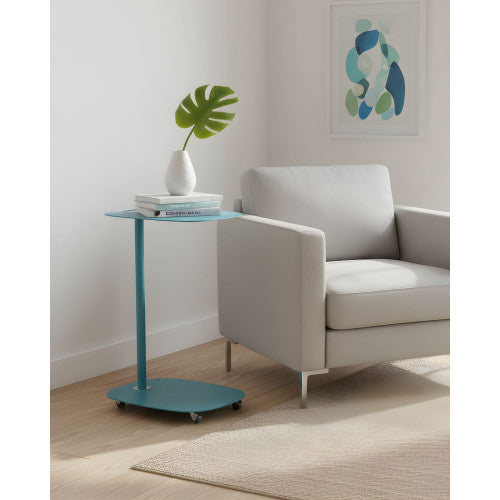 Tavolino con ruote EVI - design scandinavo, compatto, pratico e funzionale