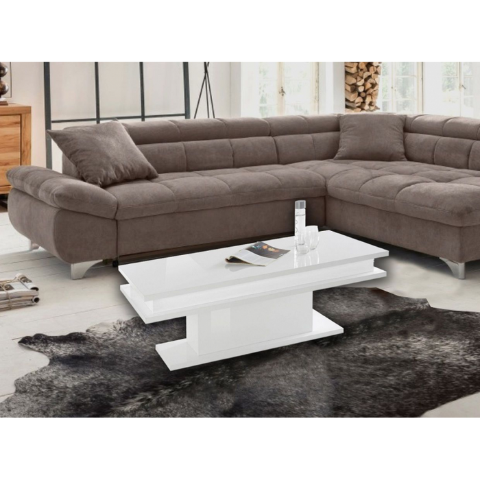 Tavolino da caffè Little Big – 100cm – Bianco Lucido