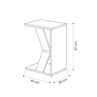 Tavolino da divano Naze porta computer antracite
