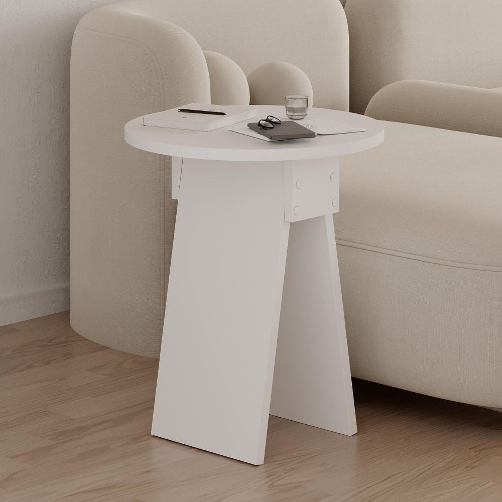 Tavolino da salotto Chen bianco – Eleganza minimalista per ogni ambiente