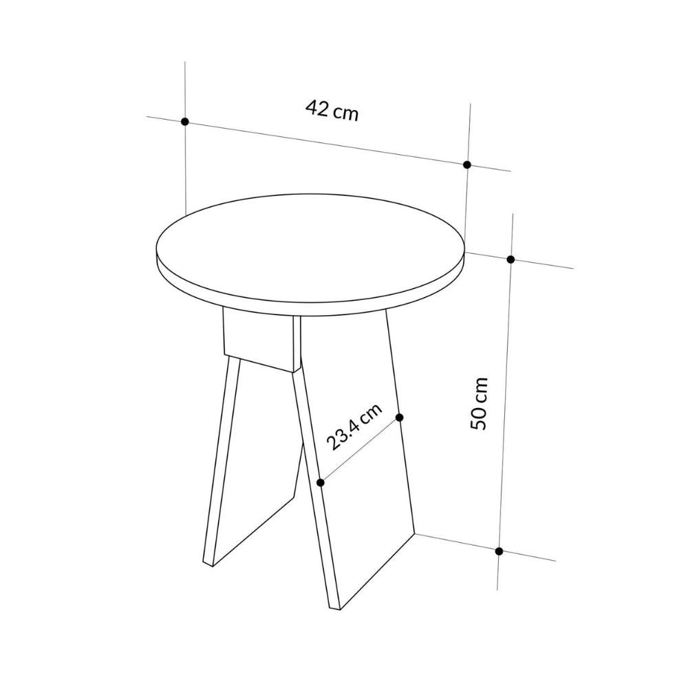 Tavolino da salotto Chen bianco – Eleganza minimalista per ogni ambiente