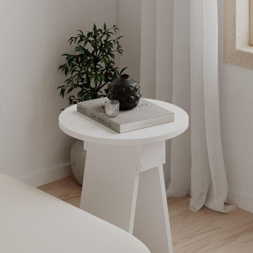 Tavolino da salotto Chen bianco – Eleganza minimalista per ogni ambiente