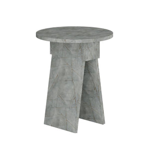 Tavolino da salotto Chen effetto marmo grigio – Eleganza minimalista per ogni ambiente