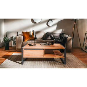 Tavolino da salotto Denver 55 L100xP55XH40 quercia antracite