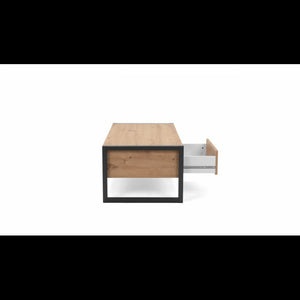 Tavolino da salotto Denver 55 L100xP55XH40 quercia antracite