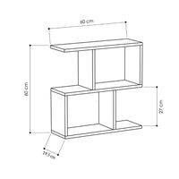 Tavolino da salotto grigio Homemania 60x19,5x60H – Design moderno e versatilità in un solo complemento d'arredo