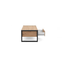 Tavolino da salotto L100xP55XH40 Denver55 colore quercia antracite