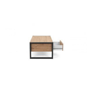 Tavolino da salotto L100xP55XH40 Denver55 colore quercia antracite