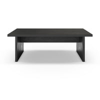 Tavolino da salotto rettangolare Loana nero 120x70x40H – Il protagonista del tuo living