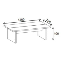 Tavolino da salotto rettangolare Loana nero 120x70x40H – Il protagonista del tuo living