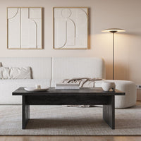 Tavolino da salotto rettangolare Loana nero 120x70x40H – Il protagonista del tuo living