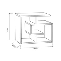 Tavolino da salotto Labirent colore rovere