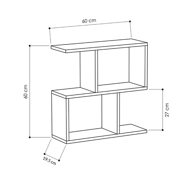 Tavolino da salotto travertino beige Homemania 60x19,5x60H – Design moderno e versatilità