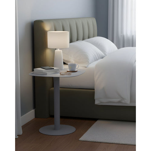 Tavolino design SKANDY in metallo stile scandinavo