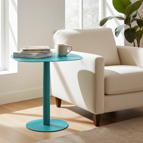 Tavolino design SKANDY in metallo stile scandinavo