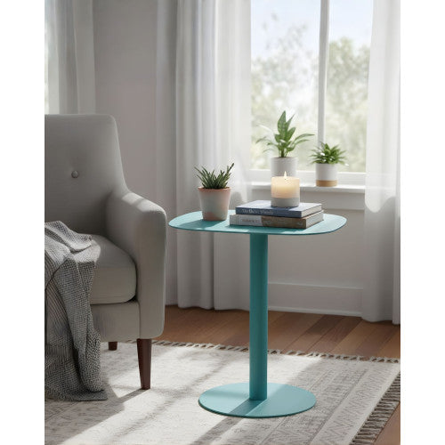 Tavolino design SKANDY in metallo stile scandinavo