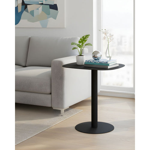 Tavolino design SKANDY in metallo stile scandinavo