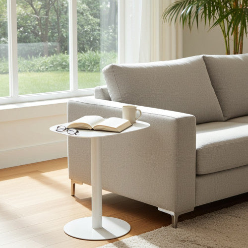 Tavolino design SKANDY in metallo stile scandinavo