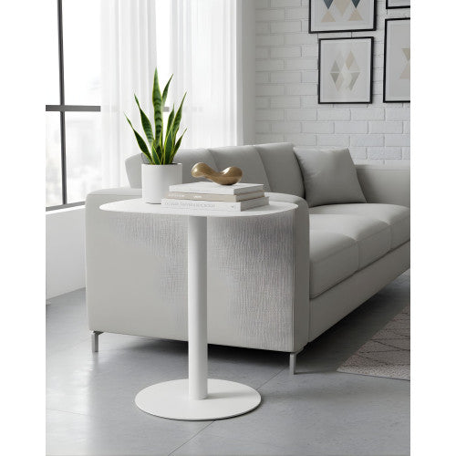 Tavolino design SKANDY in metallo stile scandinavo