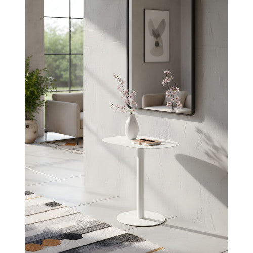Tavolino design SKANDY in metallo stile scandinavo