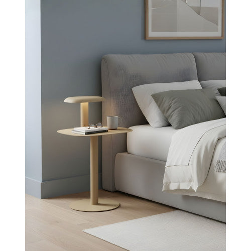 Tavolino design SKANDY in metallo stile scandinavo