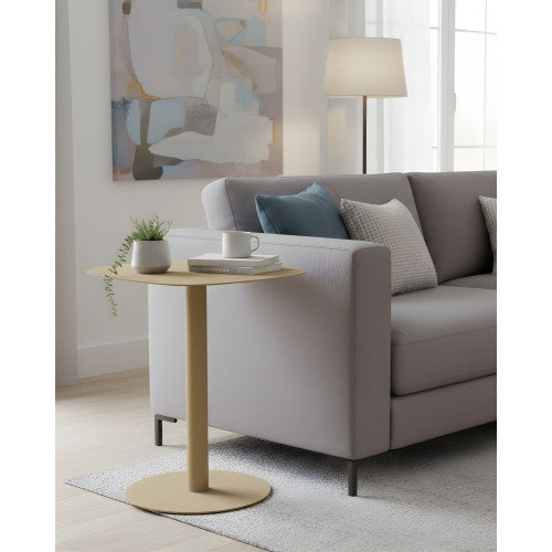 Tavolino design SKANDY in metallo stile scandinavo