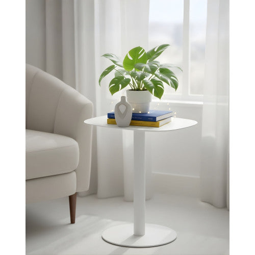 Tavolino design SKANDY in metallo stile scandinavo