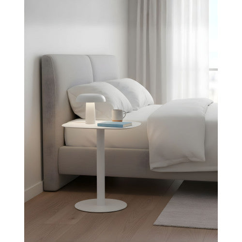 Tavolino design SKANDY in metallo stile scandinavo