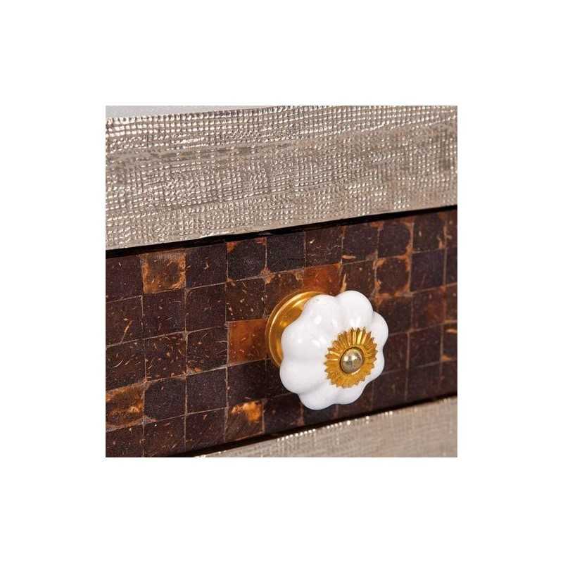 Tavolino in metallo Inter Link dim. 110x70x45h